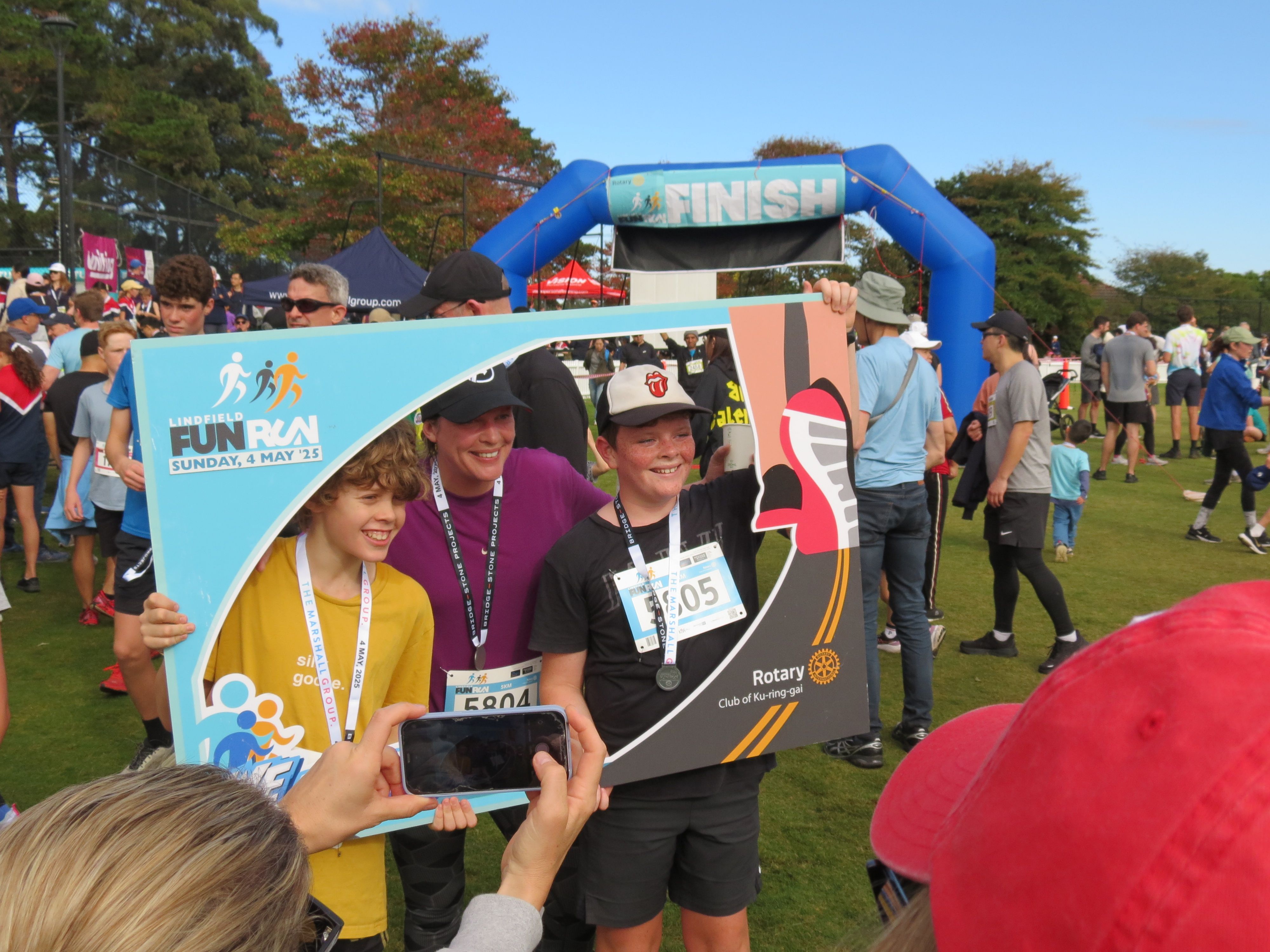 Happy FunRun participants